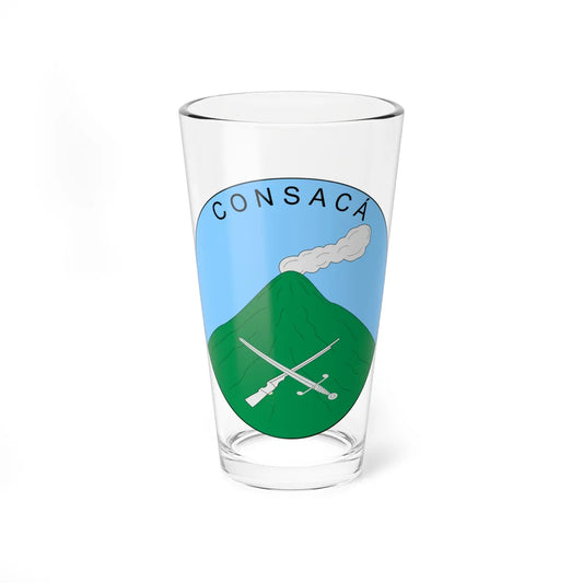 Escudo de Consacá (Colombia) (Coat of Arms) Pint Glass 16oz 16oz - Go Mug Yourself