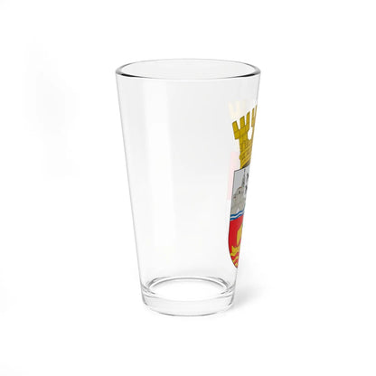 Escudo de Constitución Chile (Chile) (Coat of Arms) Pint Glass 16oz - Go Mug Yourself