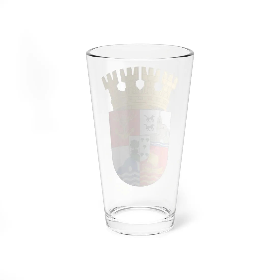 Escudo de Constitución Chile (Chile) (Coat of Arms) Pint Glass 16oz - Go Mug Yourself