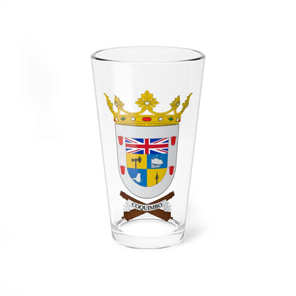 Escudo de Coquimbo (Chile) (Coat of Arms) Pint Glass 16oz 16oz - Go Mug Yourself