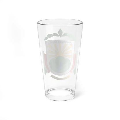 Escudo de Corinto Cauca (Colombia) (Coat of Arms) Pint Glass 16oz - Go Mug Yourself