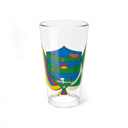 Escudo de Corozal Sucre (Colombia) (Coat of Arms) Pint Glass 16oz 16oz - Go Mug Yourself