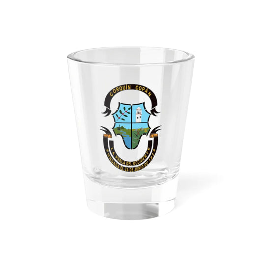 Escudo de Corquín (Honduras) (Coat of Arms) Shot Glass 1.5oz 1.5oz - Go Mug Yourself