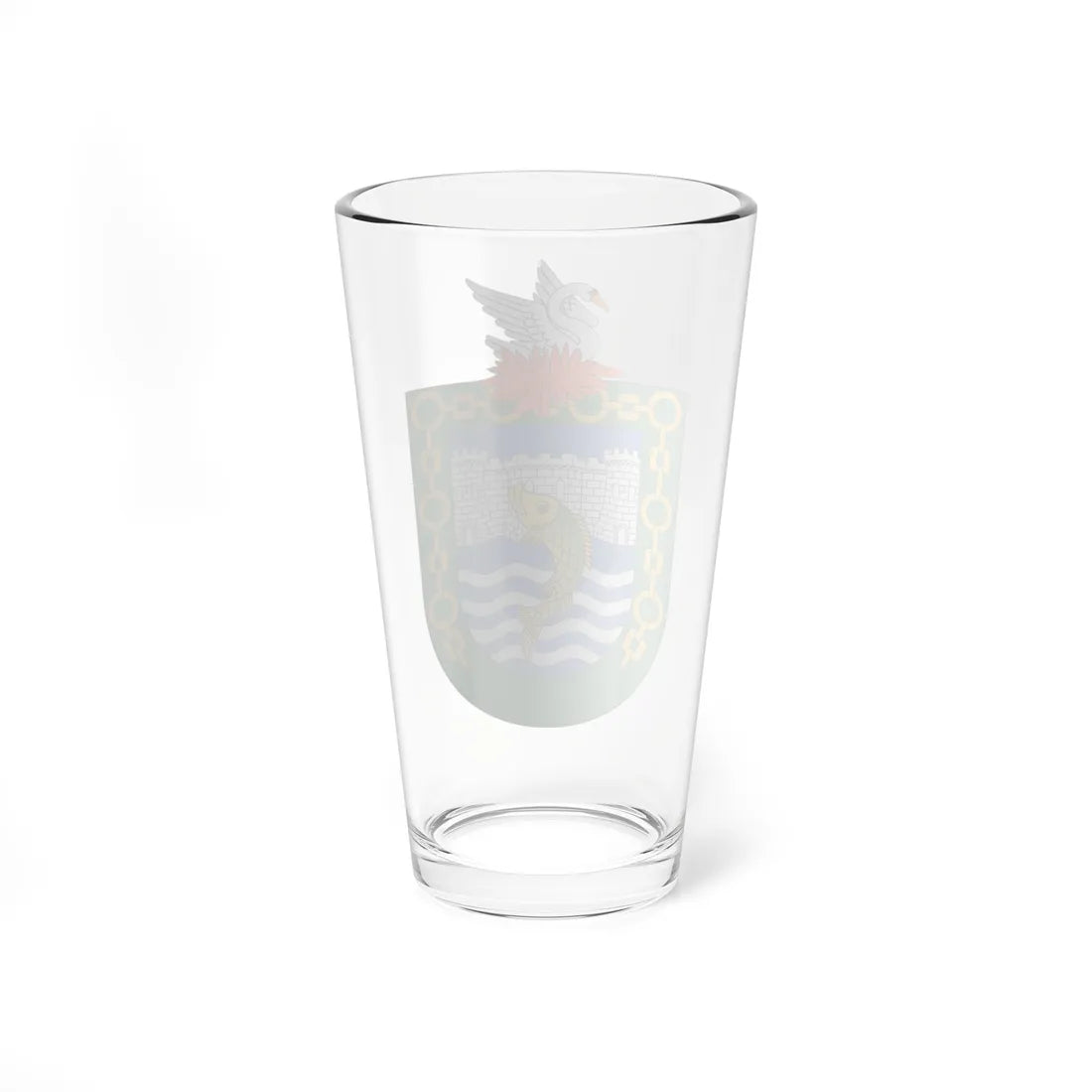 Escudo de Corral (Chile) (Coat of Arms) Pint Glass 16oz - Go Mug Yourself