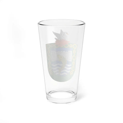 Escudo de Corral (Chile) (Coat of Arms) Pint Glass 16oz - Go Mug Yourself