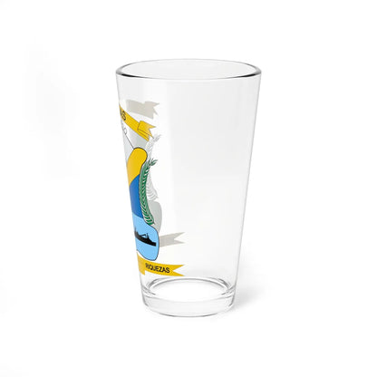 Escudo de Coveñas (Colombia) (Coat of Arms) Pint Glass 16oz - Go Mug Yourself