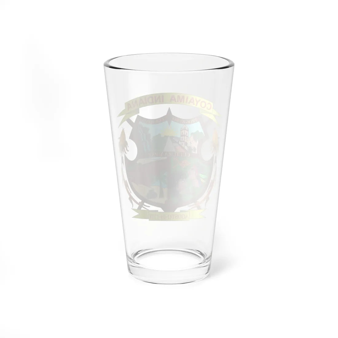 Escudo de Coyaima - Tolima (Colombia) (Coat of Arms) Pint Glass 16oz - Go Mug Yourself