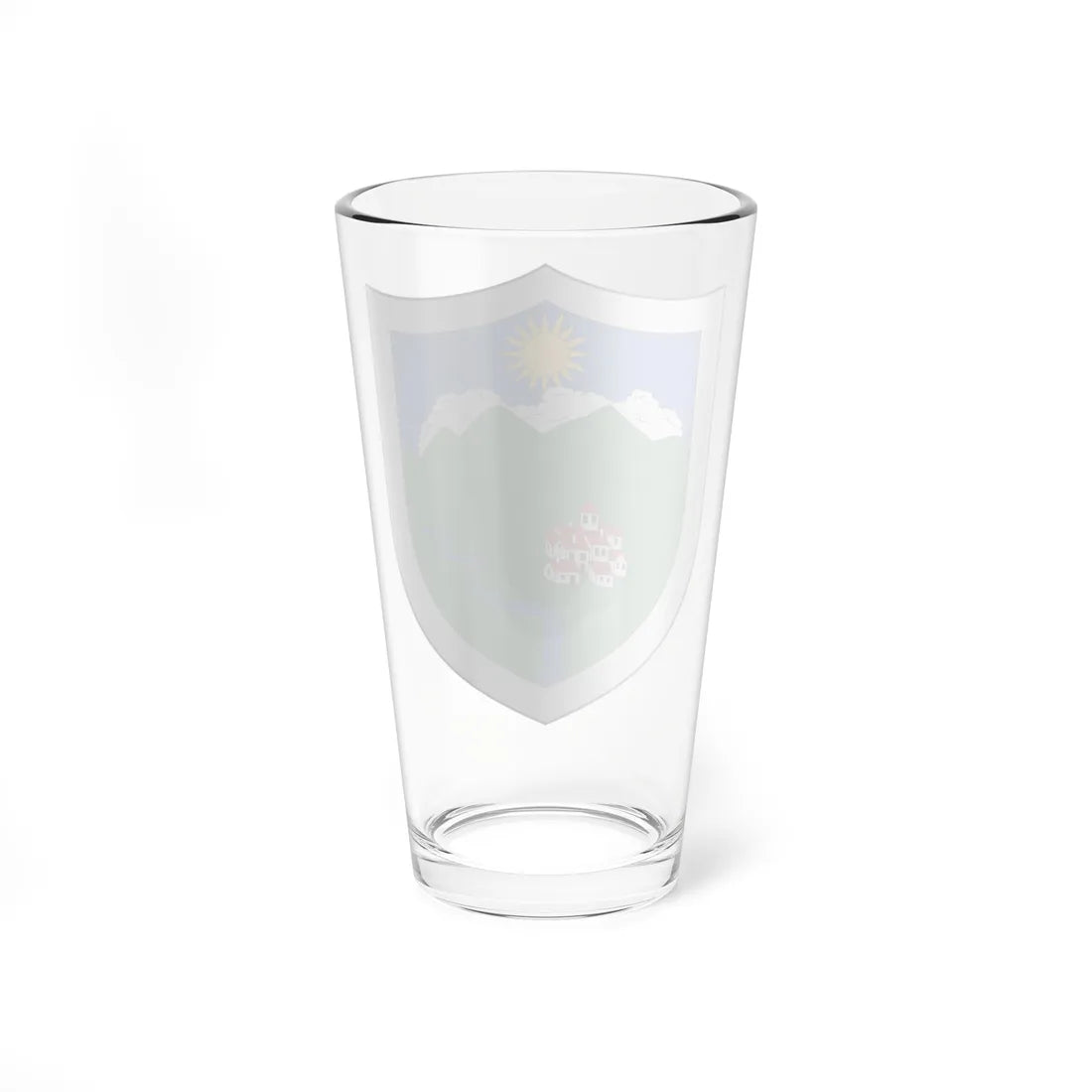 Escudo de Cáqueza (Colombia) (Coat of Arms) Pint Glass 16oz - Go Mug Yourself