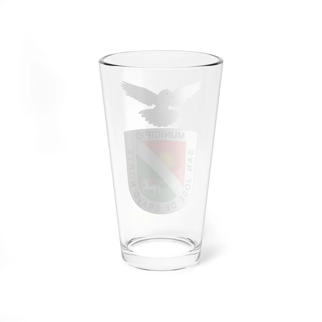 Escudo de Cravo Norte (Colombia) (Coat of Arms) Pint Glass 16oz - Go Mug Yourself