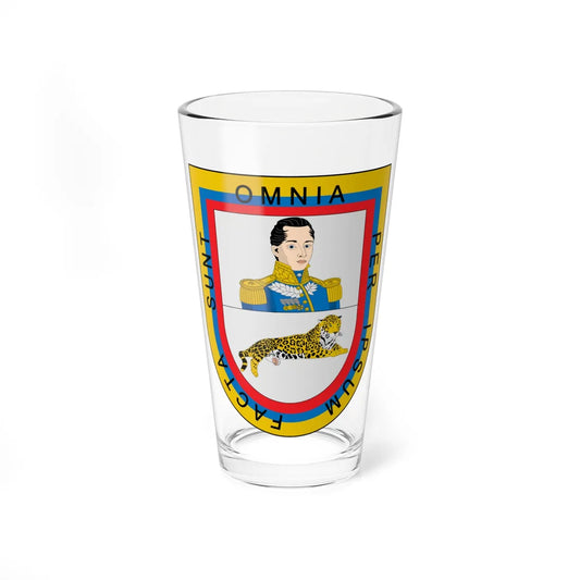 Escudo de Córdoba Colombia (Colombia) (Coat of Arms) Pint Glass 16oz 16oz - Go Mug Yourself
