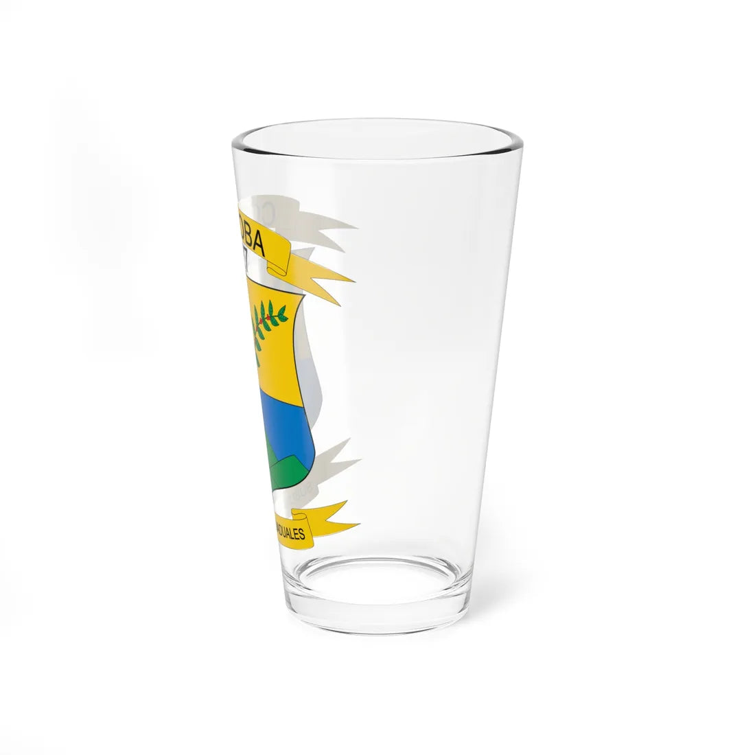 Escudo de Córdoba Quindío (Colombia) (Coat of Arms) Pint Glass 16oz - Go Mug Yourself