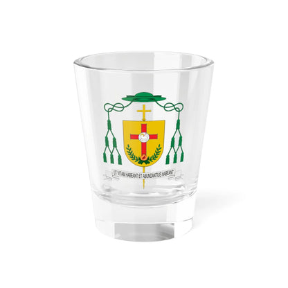 Escudo de César Augusto Franco Martínez (Spain) (Coat of Arms) Shot Glass 1.5oz 1.5oz - Go Mug Yourself