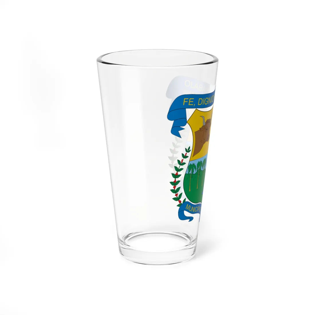 Escudo de Cubará (Colombia) (Coat of Arms) Pint Glass 16oz - Go Mug Yourself