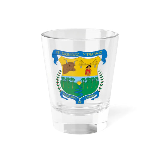 Escudo de Cubará (Colombia) (Coat of Arms) Shot Glass 1.5oz 1.5oz - Go Mug Yourself