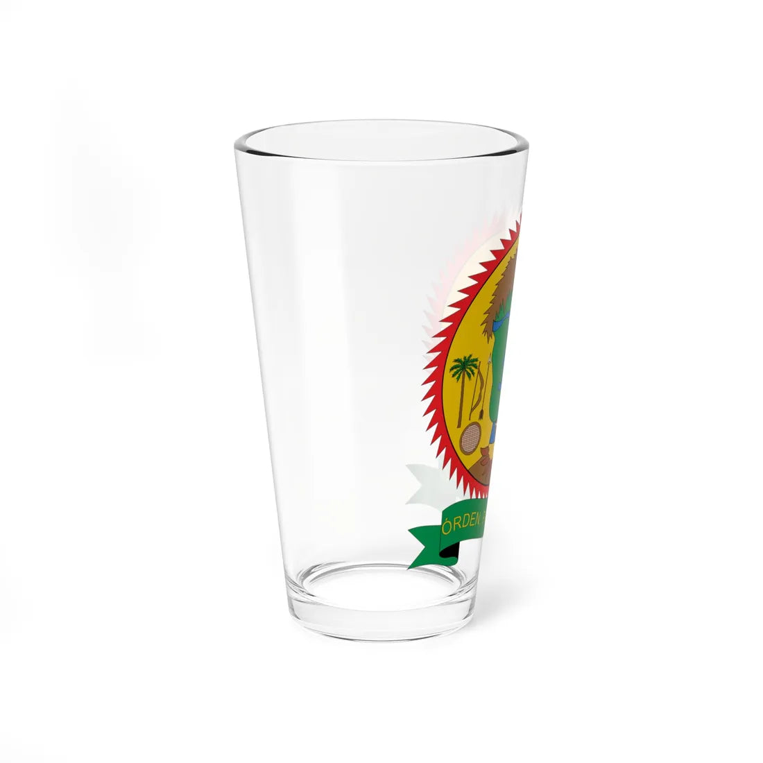 Escudo de Cumaribo (Chad) (Coat of Arms) Pint Glass 16oz - Go Mug Yourself