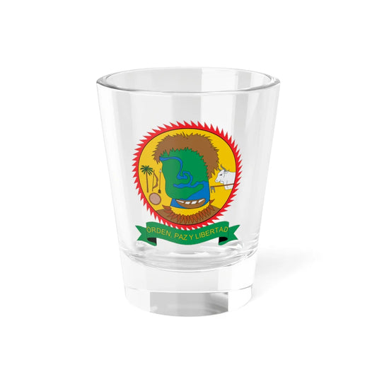 Escudo de Cumaribo (Chad) (Coat of Arms) Shot Glass 1.5oz 1.5oz - Go Mug Yourself