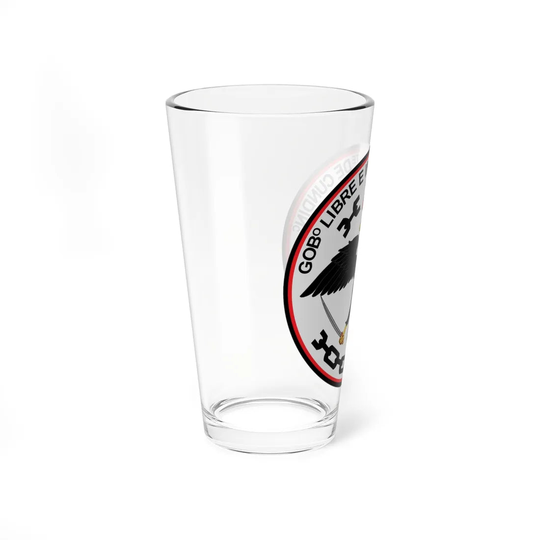 Escudo de Cundinamarca (Colombia) (Coat of Arms) Pint Glass 16oz - Go Mug Yourself