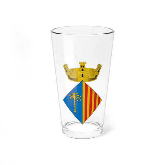 Escudo de Cunit (Spain) (Coat of Arms) Pint Glass 16oz 16oz - Go Mug Yourself