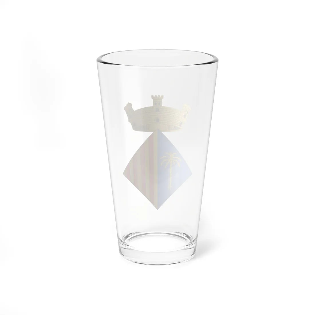 Escudo de Cunit (Spain) (Coat of Arms) Pint Glass 16oz - Go Mug Yourself