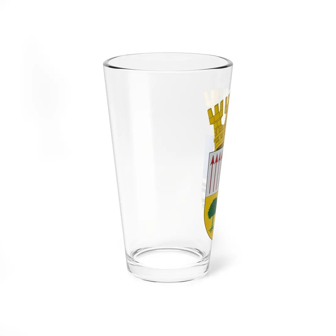 Escudo de Curanilahue (Chile) (Coat of Arms) Pint Glass 16oz - Go Mug Yourself
