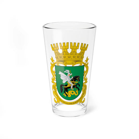 Escudo de Curicó (Chile) (Coat of Arms) Pint Glass 16oz 16oz - Go Mug Yourself
