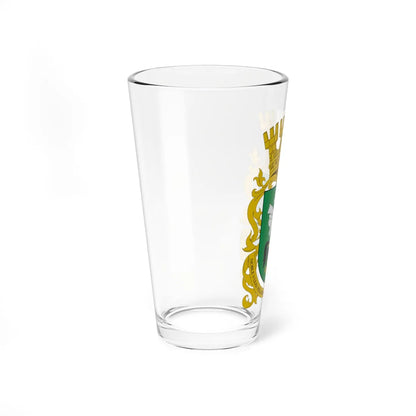 Escudo de Curicó (Chile) (Coat of Arms) Pint Glass 16oz - Go Mug Yourself