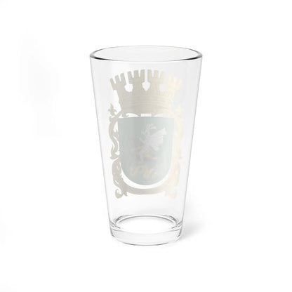 Escudo de Curicó (Chile) (Coat of Arms) Pint Glass 16oz - Go Mug Yourself