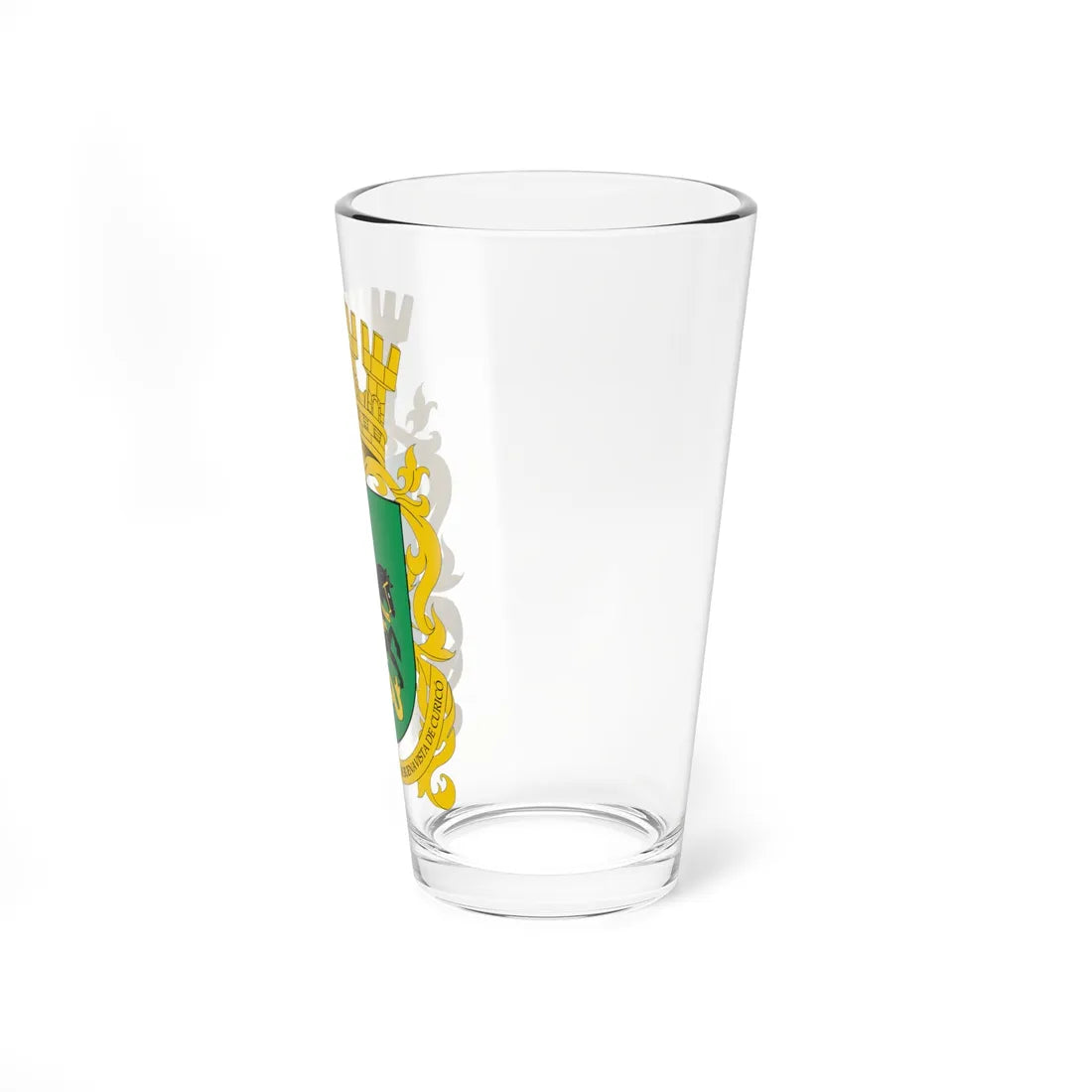 Escudo de Curicó (Chile) (Coat of Arms) Pint Glass 16oz - Go Mug Yourself