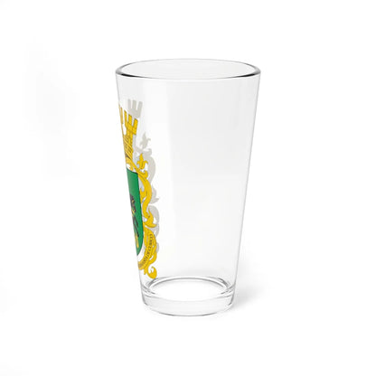 Escudo de Curicó (Chile) (Coat of Arms) Pint Glass 16oz - Go Mug Yourself