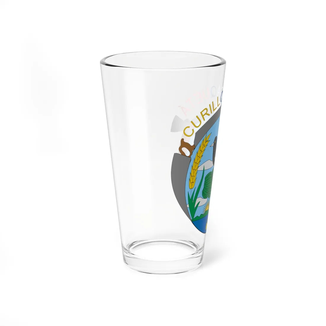 Escudo de Curillo (Colombia) (Coat of Arms) Pint Glass 16oz - Go Mug Yourself