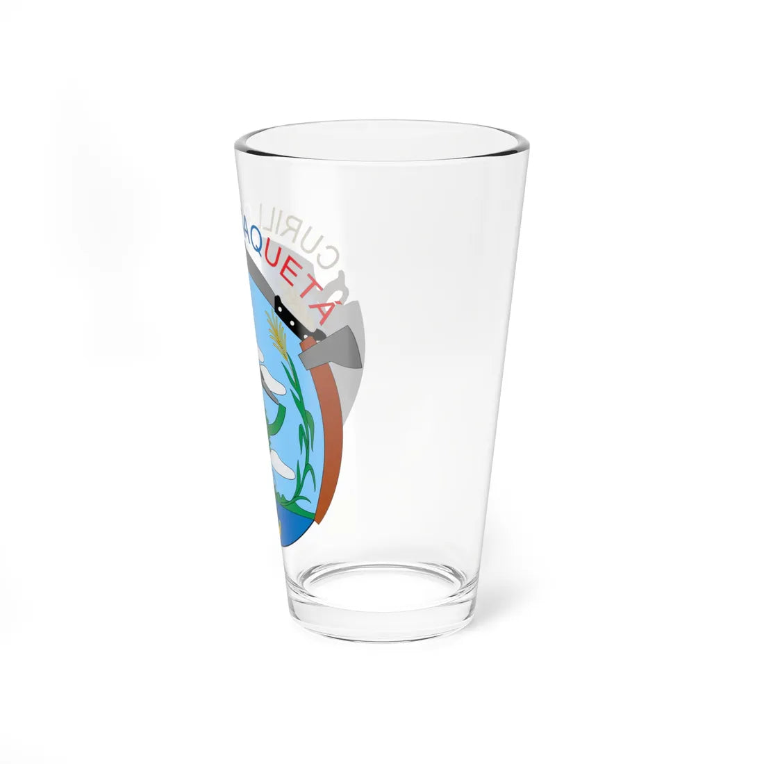 Escudo de Curillo (Colombia) (Coat of Arms) Pint Glass 16oz - Go Mug Yourself