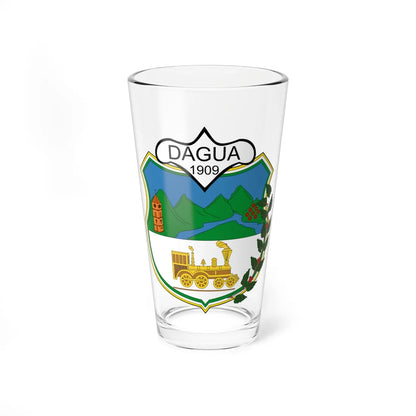 Escudo de Dagua - Valle del Cauca (Colombia) (Coat of Arms) Pint Glass 16oz 16oz - Go Mug Yourself