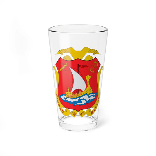 Escudo de Dalías (Spain) (Coat of Arms) Pint Glass 16oz 16oz - Go Mug Yourself