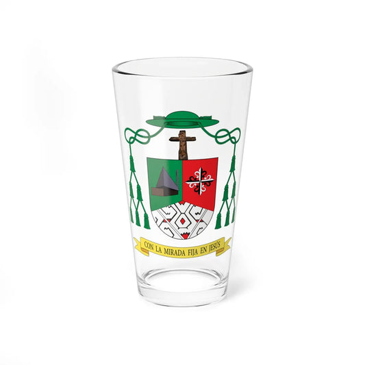 Escudo de David Martínez de Aguirre Guinea (Spain) (Coat of Arms) Pint Glass 16oz 16oz - Go Mug Yourself