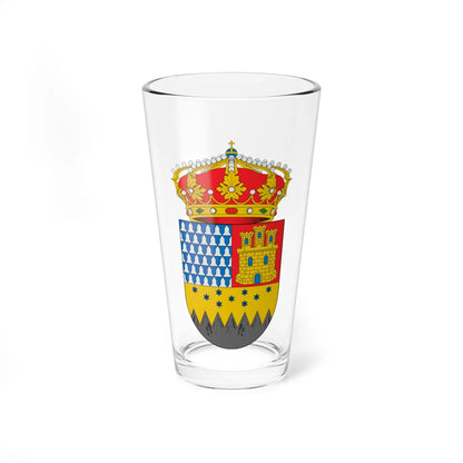 Escudo de Descargamaría (Spain) (Coat of Arms) Pint Glass 16oz 16oz - Go Mug Yourself