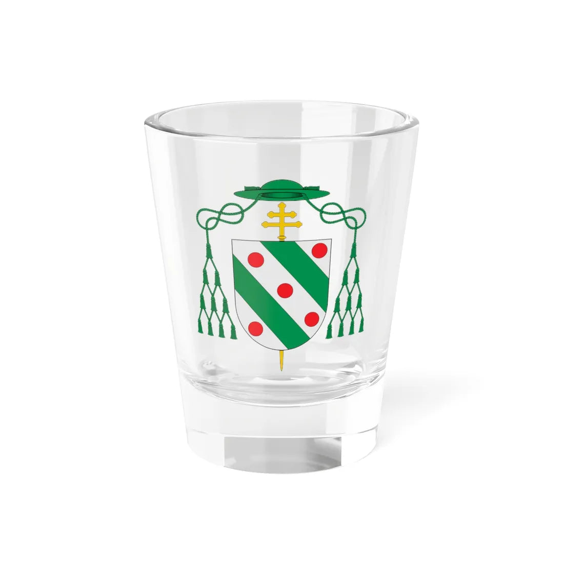 Escudo de Diego Escolano y Ledesma (Spain) (Coat of Arms) Shot Glass 1.5oz 1.5oz - Go Mug Yourself