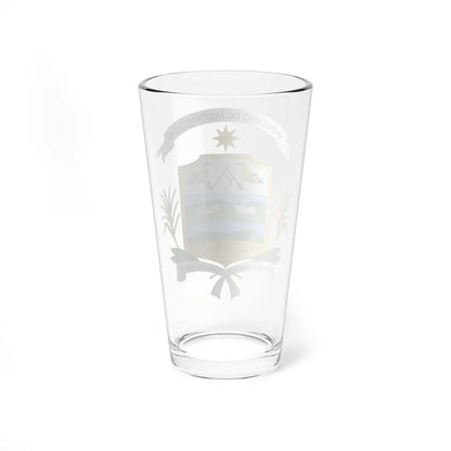 Escudo de Distracción La Guajira (Colombia) (Coat of Arms) Pint Glass 16oz - Go Mug Yourself