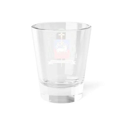 Escudo de Dominique Marie Jean Denis You (Spain) (Coat of Arms) Shot Glass 1.5oz - Go Mug Yourself