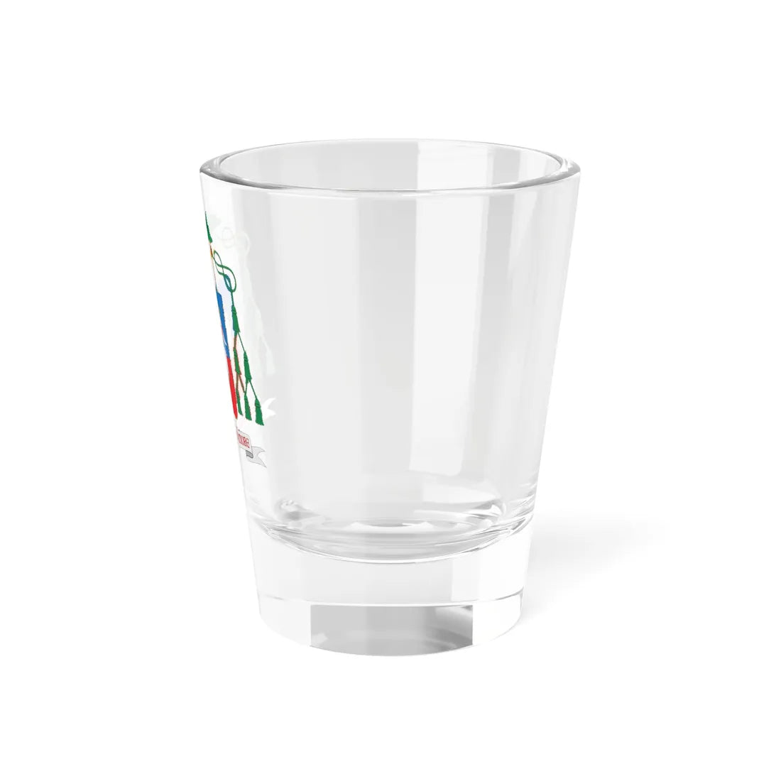 Escudo de Dominique Marie Jean Denis You (Spain) (Coat of Arms) Shot Glass 1.5oz - Go Mug Yourself