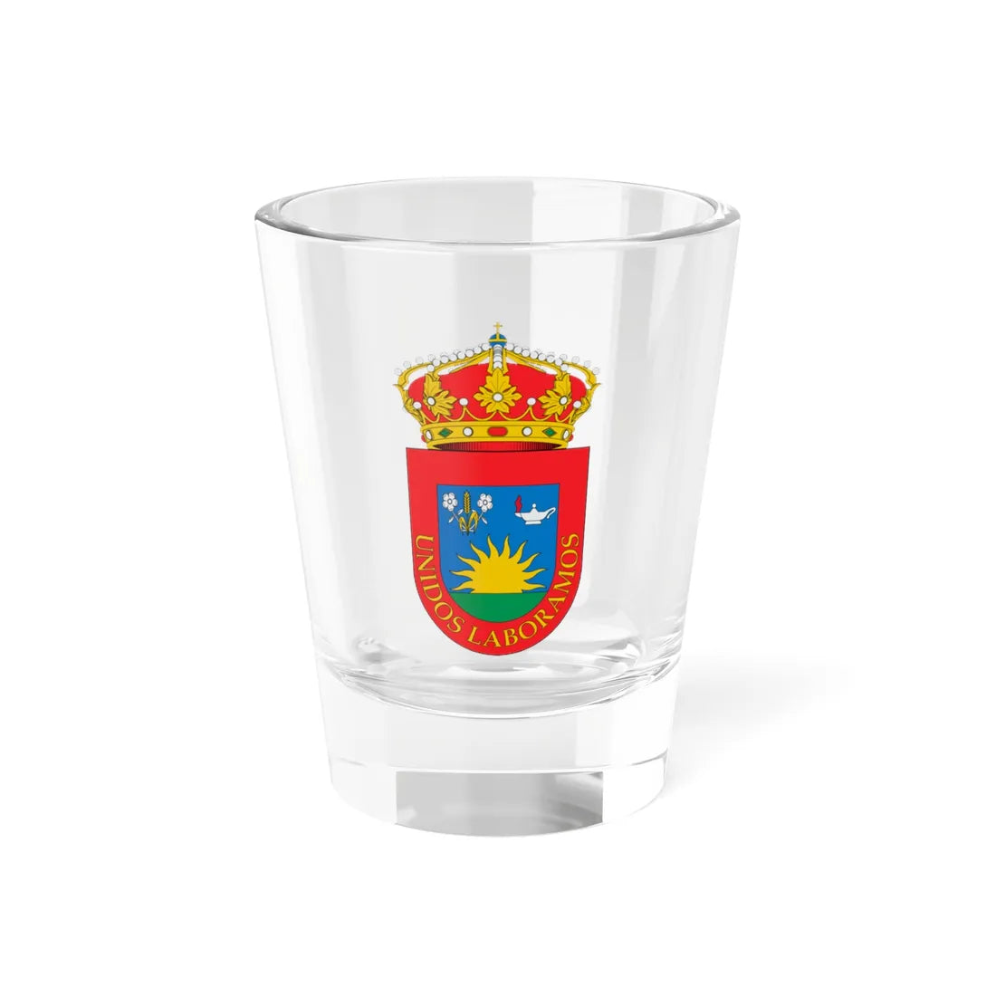 Escudo de El Campillo (Spain) (Coat of Arms) Shot Glass 1.5oz 1.5oz - Go Mug Yourself