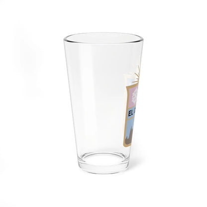 Escudo de El Chaltén (Argentina) (Coat of Arms) Pint Glass 16oz - Go Mug Yourself