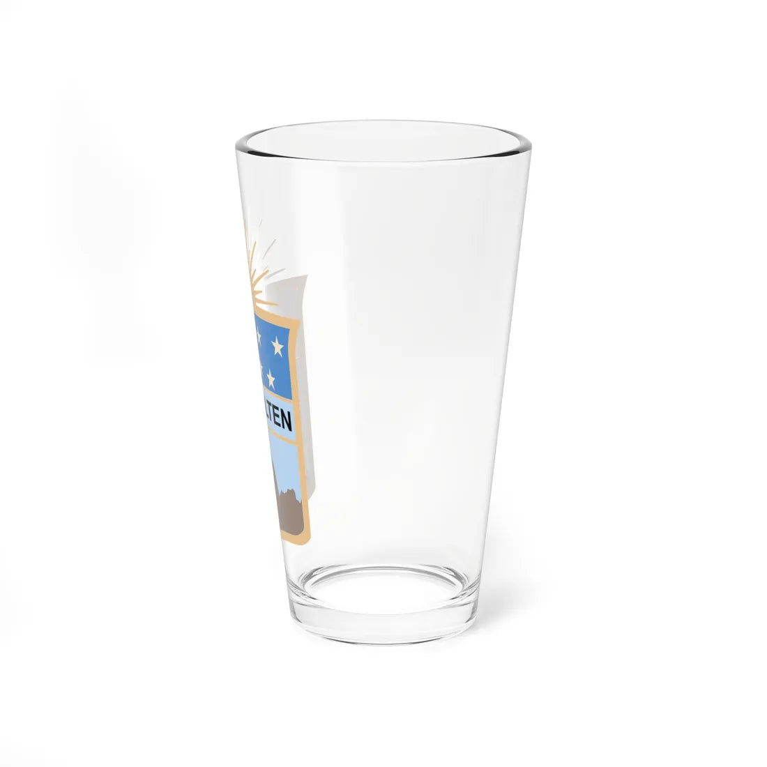 Escudo de El Chaltén (Argentina) (Coat of Arms) Pint Glass 16oz - Go Mug Yourself