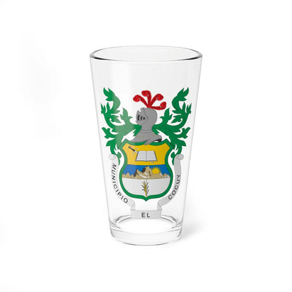 Escudo de El Cocuy (Colombia) (Coat of Arms) Pint Glass 16oz 16oz - Go Mug Yourself