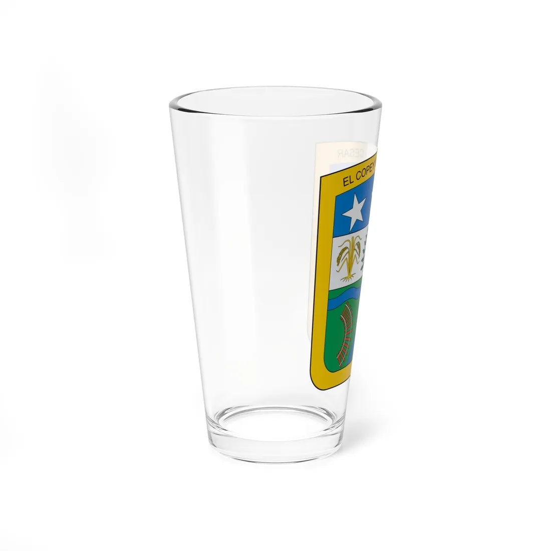 Escudo de El Copey (Colombia) (Coat of Arms) Pint Glass 16oz - Go Mug Yourself