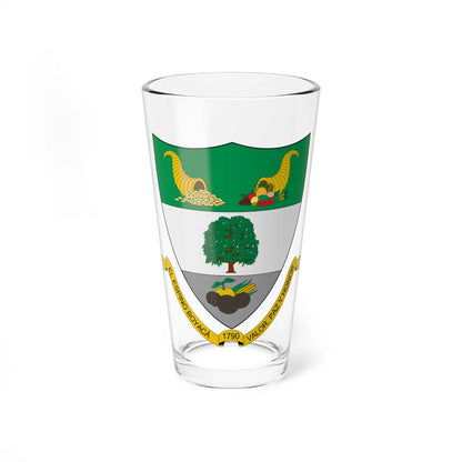Escudo de El Espino (Colombia) (Coat of Arms) Pint Glass 16oz 16oz - Go Mug Yourself