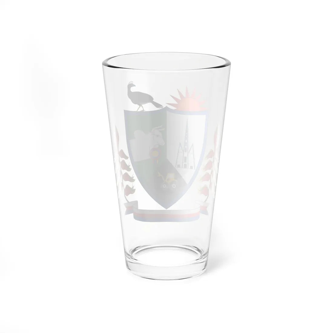 Escudo de El Paujil (Colombia) (Coat of Arms) Pint Glass 16oz - Go Mug Yourself