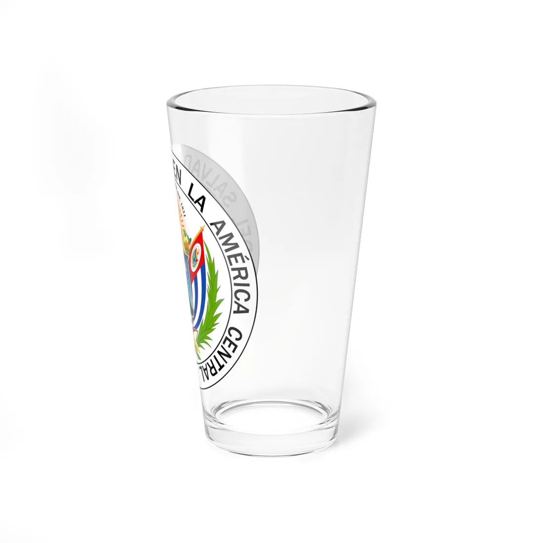 Escudo de El Salvador 1877-1912 (El Salvador) (Coat of Arms) Pint Glass 16oz - Go Mug Yourself