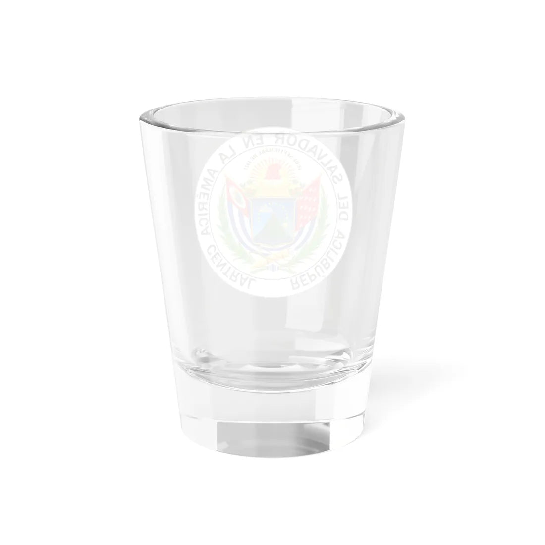 Escudo de El Salvador 1877-1912 (El Salvador) (Coat of Arms) Shot Glass 1.5oz - Go Mug Yourself