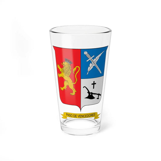 Escudo de El Santuario (Colombia) (Coat of Arms) Pint Glass 16oz 16oz - Go Mug Yourself