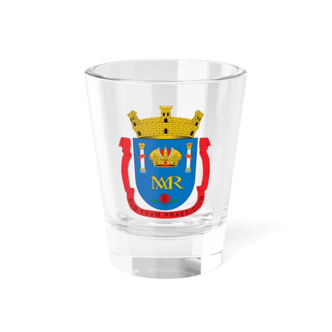 Escudo de El Socorro (Colombia) (Coat of Arms) Shot Glass 1.5oz 1.5oz - Go Mug Yourself